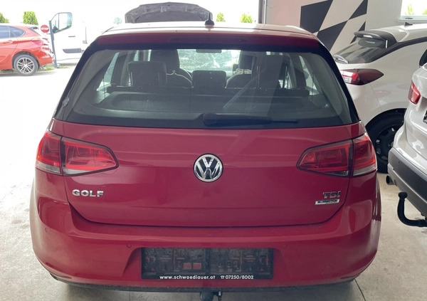 Volkswagen Golf cena 17900 przebieg: 134000, rok produkcji 2016 z Mikołajki małe 56